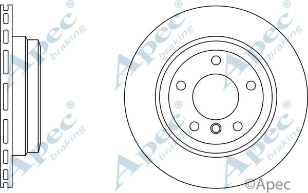 APEC BRAKING Jarrulevy DSK2715